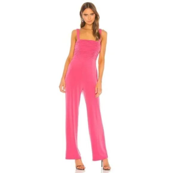 H:OURS Rayne Jumpsuit in Pink - Picture 1 of 7